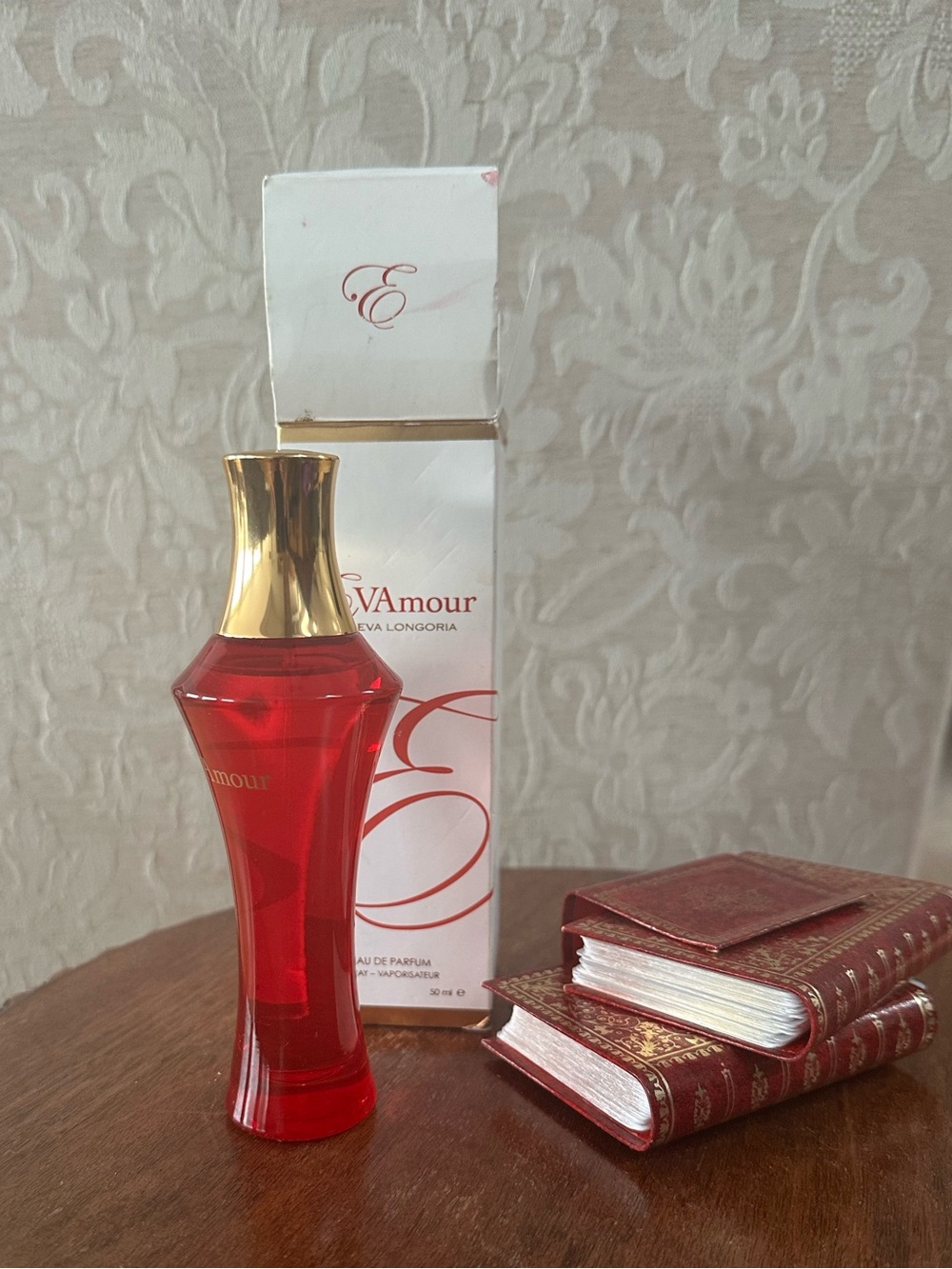 Eva Amour Red Bottle with Gold Cap
